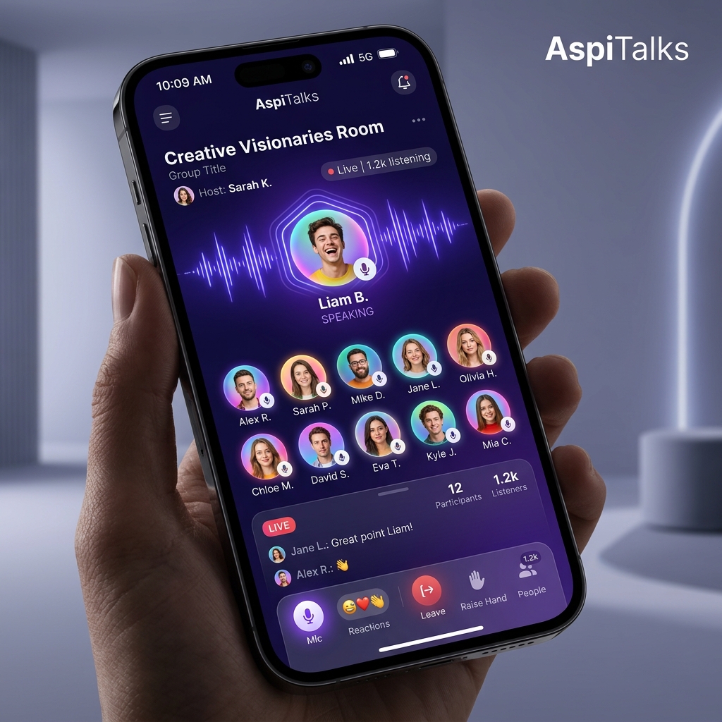 AspiTalks App UI